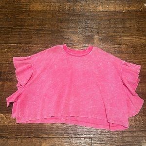 pink altered state cropped tshirt